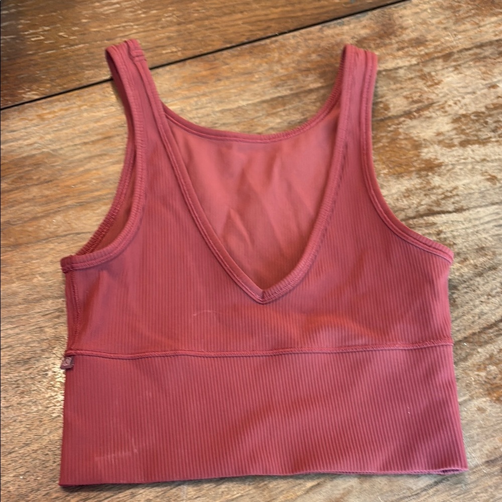 Lululemon Power Pivot ribbed tank top